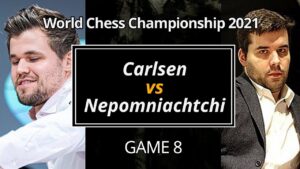 これがCarlsenの勝負術！定跡外しで挑戦者を圧倒！ | Carlsen – Nepomniachtchi World Chess Championship 2021 | Game8日本語解説