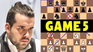 Nepomniachtchi vs Carlsen | Game 5 – 2021 FIDE World Chess Championship