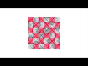 【折り紙】6×6リバーシブルチェス盤 Origami 6×6 Flippable Checkerboard