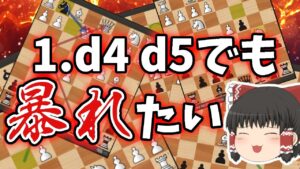 d4d5型におけるマイナーな暴れる変化を紹介【チェス】