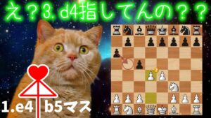 1.e4とb5マスの意外な関係!チェス定跡を色々眺めよう!!