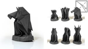 Origami Knight (chess) Tutorial with Diagrams