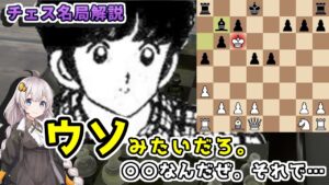 【チェス名局】４９．カオス極まる奇跡の１８手、ハンプマイトナーバリエーション – 不滅のドロー