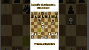🔥Beautiful Checkmate !!  (Scotch traps ) Best short video || tamil Max Chess