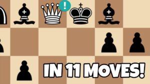 Beautiful Mate In 11 MOVES! #chess #shorts #lichess