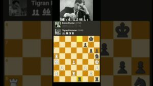 Bobby Fisher Vs Tigran Petrosian || Final match ||  #chess #shorts