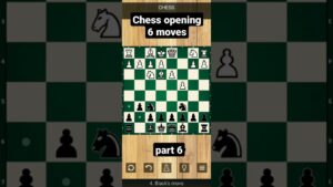 Chess opening 6 moves part 6
