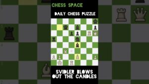 DAILY CHESS PUZZLE #chess #shorts #puzzle