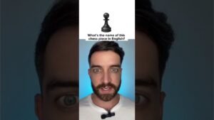 Do YOU know the name of the chess pieces in English? ♟🇬🇧