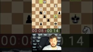 Flagging Master Magnus Carlsen #chess #shorts #magnus