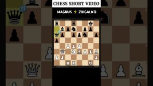 MAGNUS ⚡ ZHIGALKO (bullet 1+0) #shorts #chess #agadmator #magnuscarlsen
