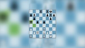 Made A Winning Mistake. Black’s Queen Trapped. #chess #shorts