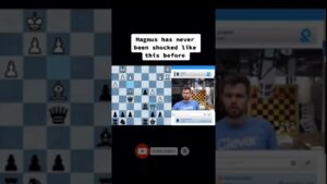 Magnus Shocked 😱 Opponent Rocks 🤘😎🔥#chessshorts #shorts #viralshorts #chess #magnuscarlsen