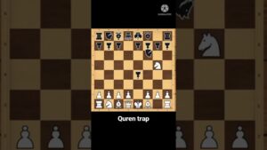 Queen trap • queen gambit • daily uploads • chess trap #chess #shorts
