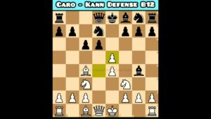 SKAKMAT Dalam 11 Langkah Pertahanan Caro Kann #catur #chess #shorts