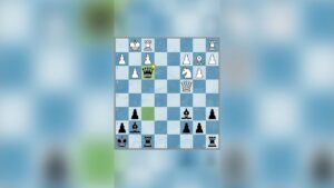 Traded Bishop With Queen When There Is Mate In 2! #chess #shorts