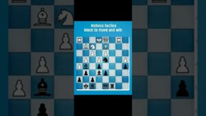 chess tactics – black to move and win #chessendgame #chesslover #chesstactics #chesspuzzle #shorts
