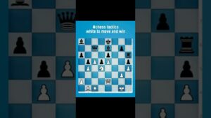 chess tactics – white to move and win #chessendgame #chesslover #chesstactics #chesspuzzle #shorts