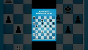 chess tactics – white to move and win #chessendgame #chesslover #chesstactics #chesspuzzle #shorts