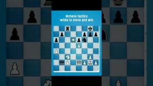 chess tactics – white to move and win #chessendgame #chesslover #chesstactics #chesspuzzle #shorts