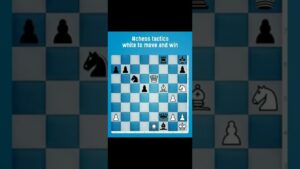 chess tactics – white to move and win #chessendgame #chesslover #chesstactics #chesspuzzle #shorts