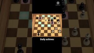 daily archives || queen gambit || knight power • #shorts #chess