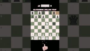 #shorts Chess Clips | Blackburne Shilling Trap | #blackburneshillingtrap #openingtrap 💥🔥