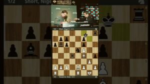 1993 World Chess Championship || Garry Kasparov vs Short Nigel || Round 17 || #chess #shorts