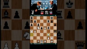 2016 World Chess Championship || Round 5 || Magnus vs karjakin || #chess #shorts