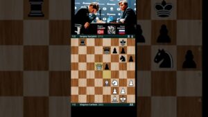 2016 World Chess Championship || Tie -Break 2 || Magnus vs karjakin || #chess #shorts