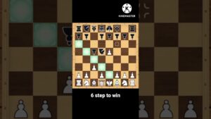4 step to win || daily special || chess trap #chess #shorts