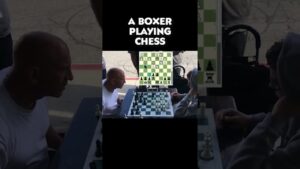 A Boxer Playing Chess #shorts