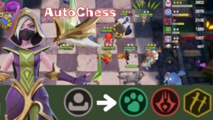 【AutoChess / オートチェス】猿が来なくても強い!?ヒューマン進行からのビースト6無双!!