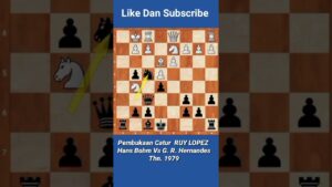 BEAUTIFUL CHECK MATE CHESS OPENING RUY LOPEZ #shorts