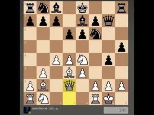 Beautiful chess game № 19