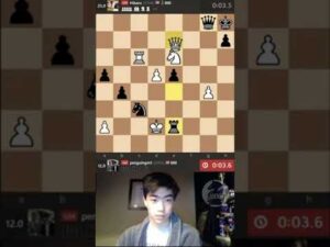 Checkmating Hikaru in Time Scramble #chess #shorts #hikaru