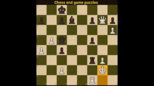Chess end game puzzle, with checkmate. #chessendgame