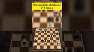 Chess puzzles checkmate only in 4 moves #shorts