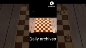 Daily archives chess trick in two step #chess #shorts