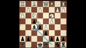 Hitam Jalan Duluan Skakmat 3 Langkah | Raja Putih Mati mengenaskan Ditengah | Chess Puzzle #349