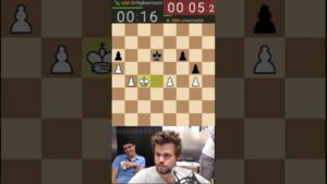 Magnus promoting his pawn #chess #shorts #magnus