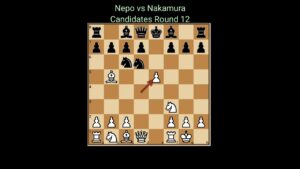 Nepomniachtchi VS Nakamura|Quickest DRAW| Candidates Tournament 2022 #shorts #chess #candidates2022
