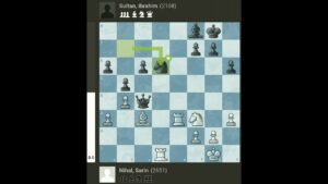 Nihal, Sarin Vs Sultan, Ibrahim  |||  FIDE Chess Olympiad 2022 Round – 1