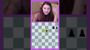 Pawn Checkmate | Miscalculated Tactics | Sofie Hüttl  #chess #shorts