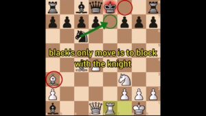 Ponziani Opening | Checkmate for white. #chess #shorts