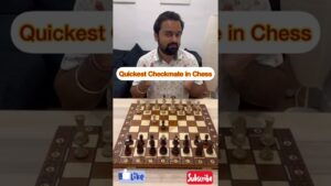 Quickest Checkmate in Chess #shorts #FoolsMate