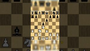 Simple chess trap in queens opening