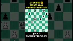Stunning Moves 1001 winning Sacrifices #chess #checkmate #fidecandidates #shorts #chessmaster