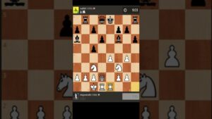 Taking advantage of a pinned pawn (2013) chess #shorts