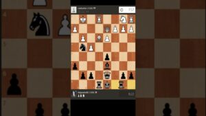 The first time a pinned the Queen and the King (2013) chess #shorts